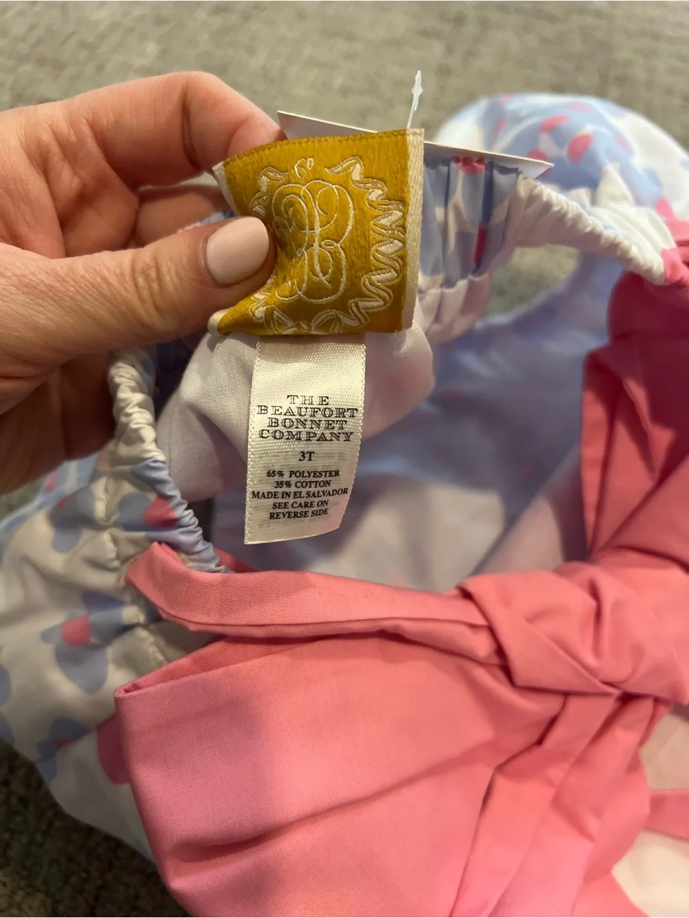 The Beaufort Bonnet Company floral sunsuit. New with tags.